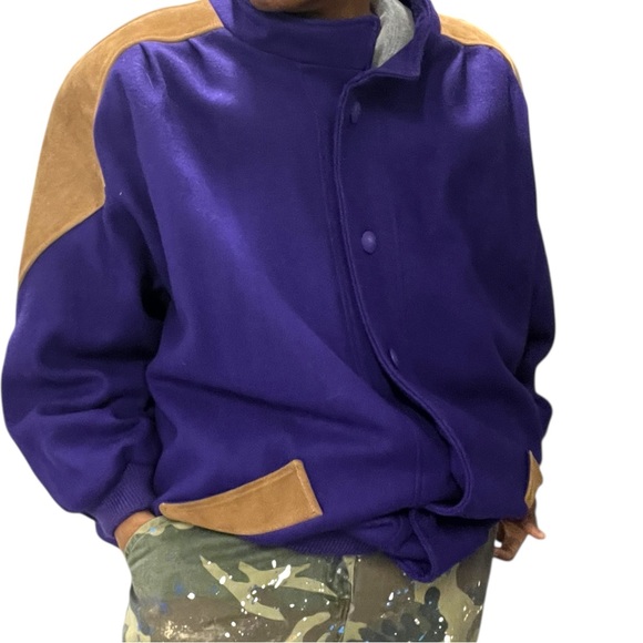 Diana Marco Wool/Suede Jacket - Picture 4 of 16